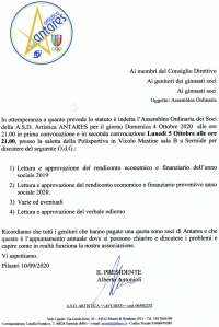 Convocazione Assemblea Ordinaria